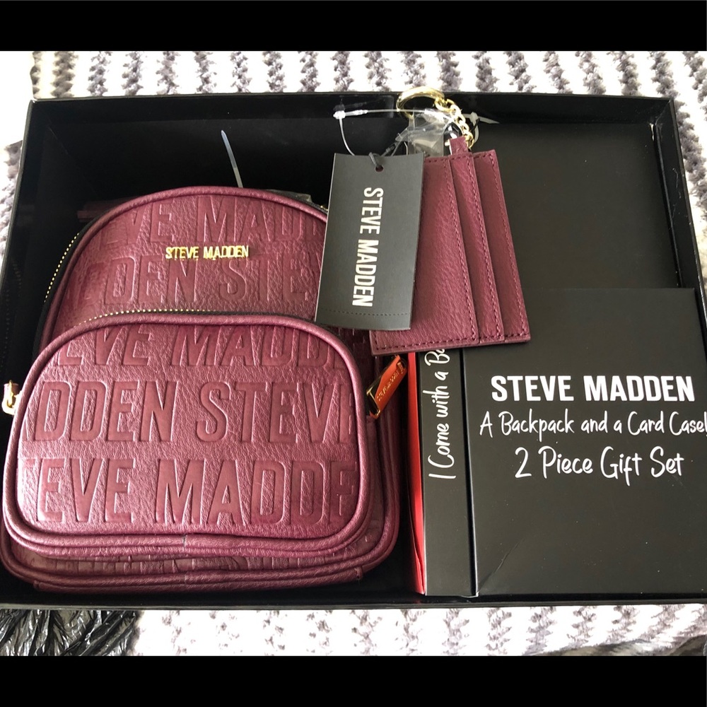 Steve Madden backpack/card case